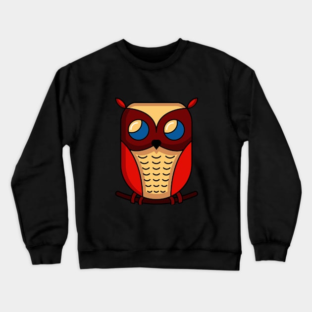 Owl Graphic For Owl Lovers. Owl Graphic Design Crewneck Sweatshirt by A -not so store- Store